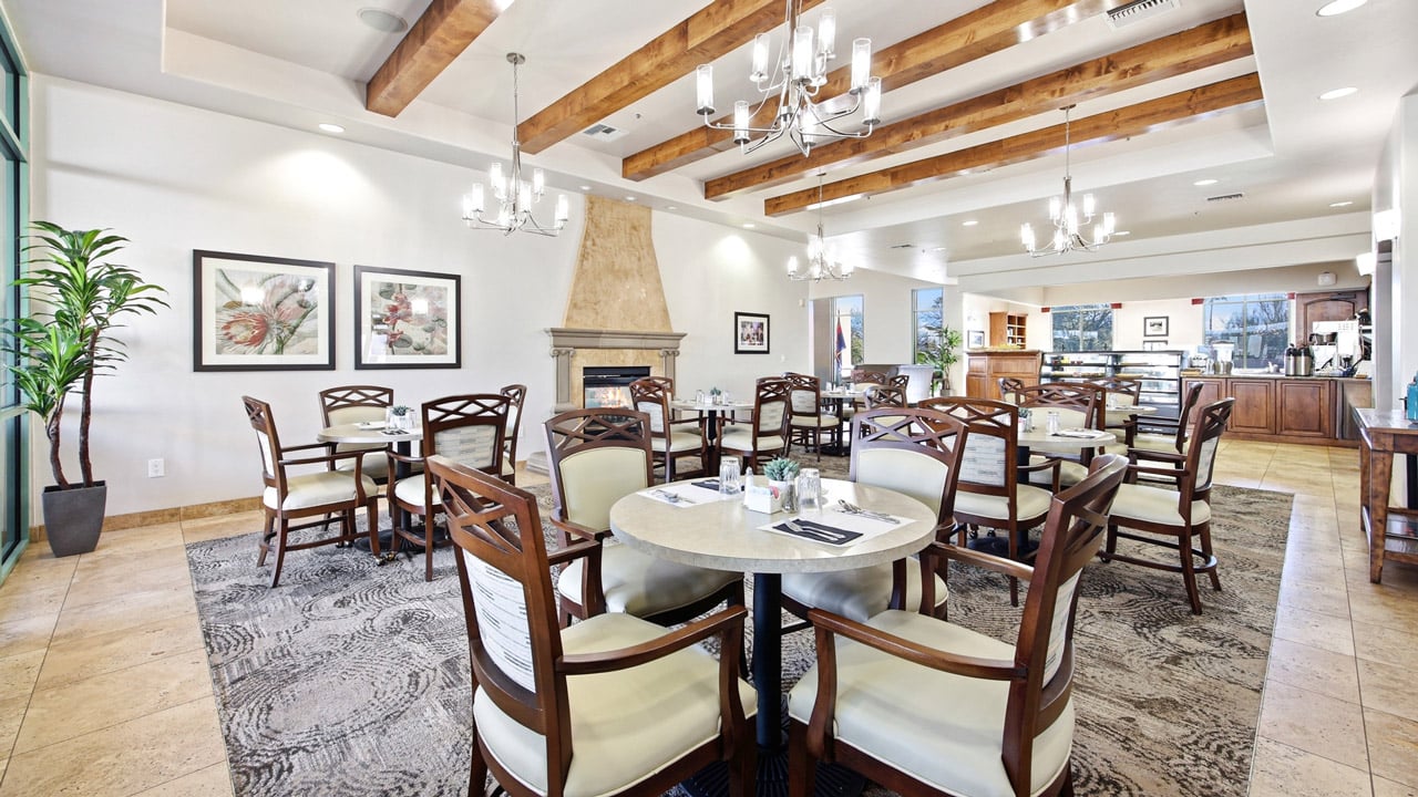 The bistro at The Peaks at Santa Rita